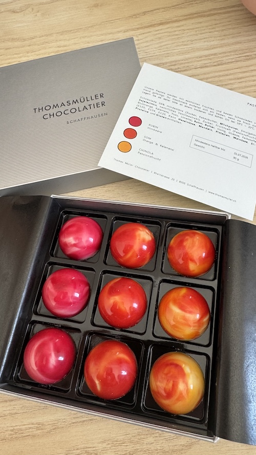 Delicious Swiss chocolates
