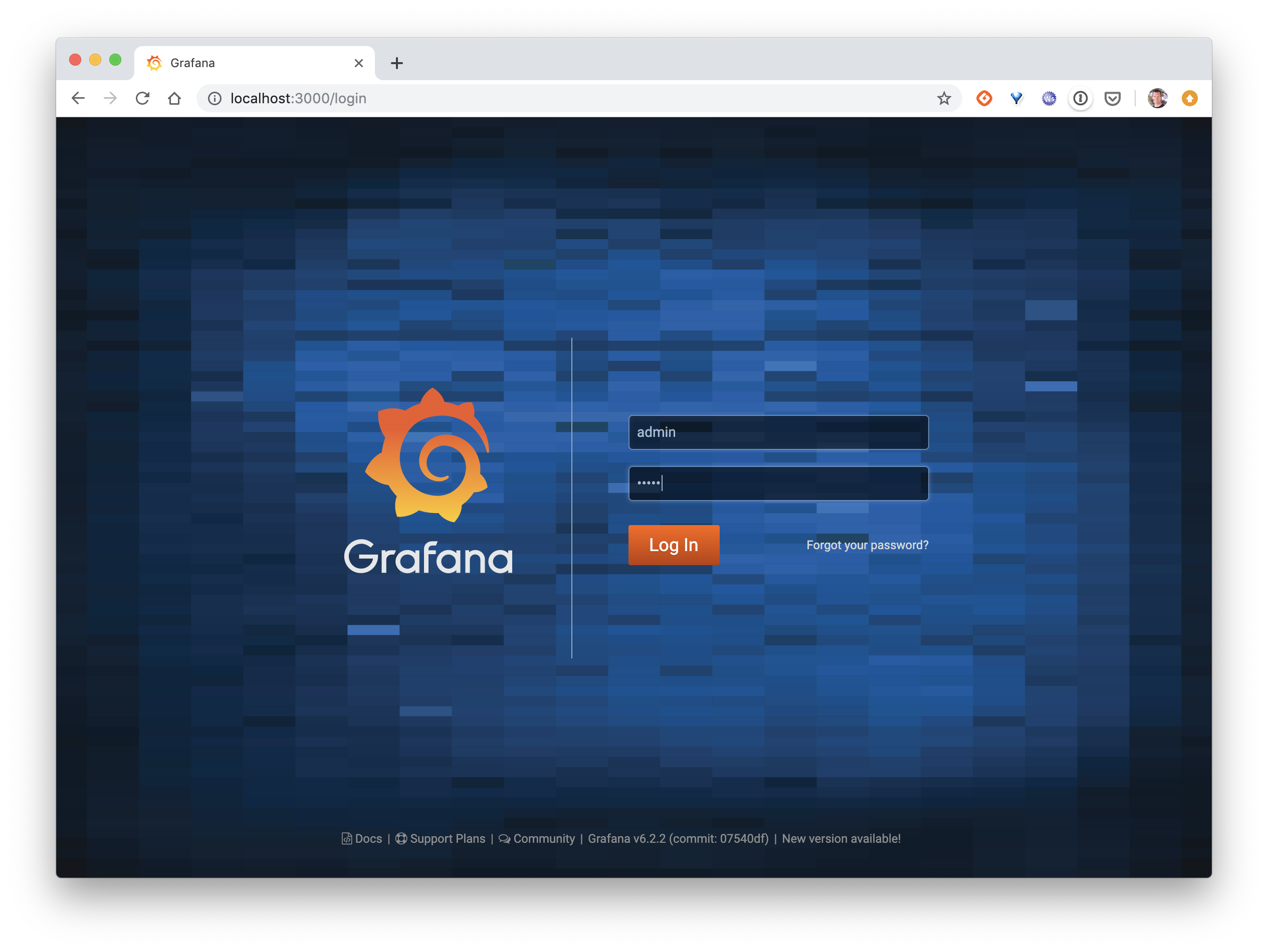 Grafana UI