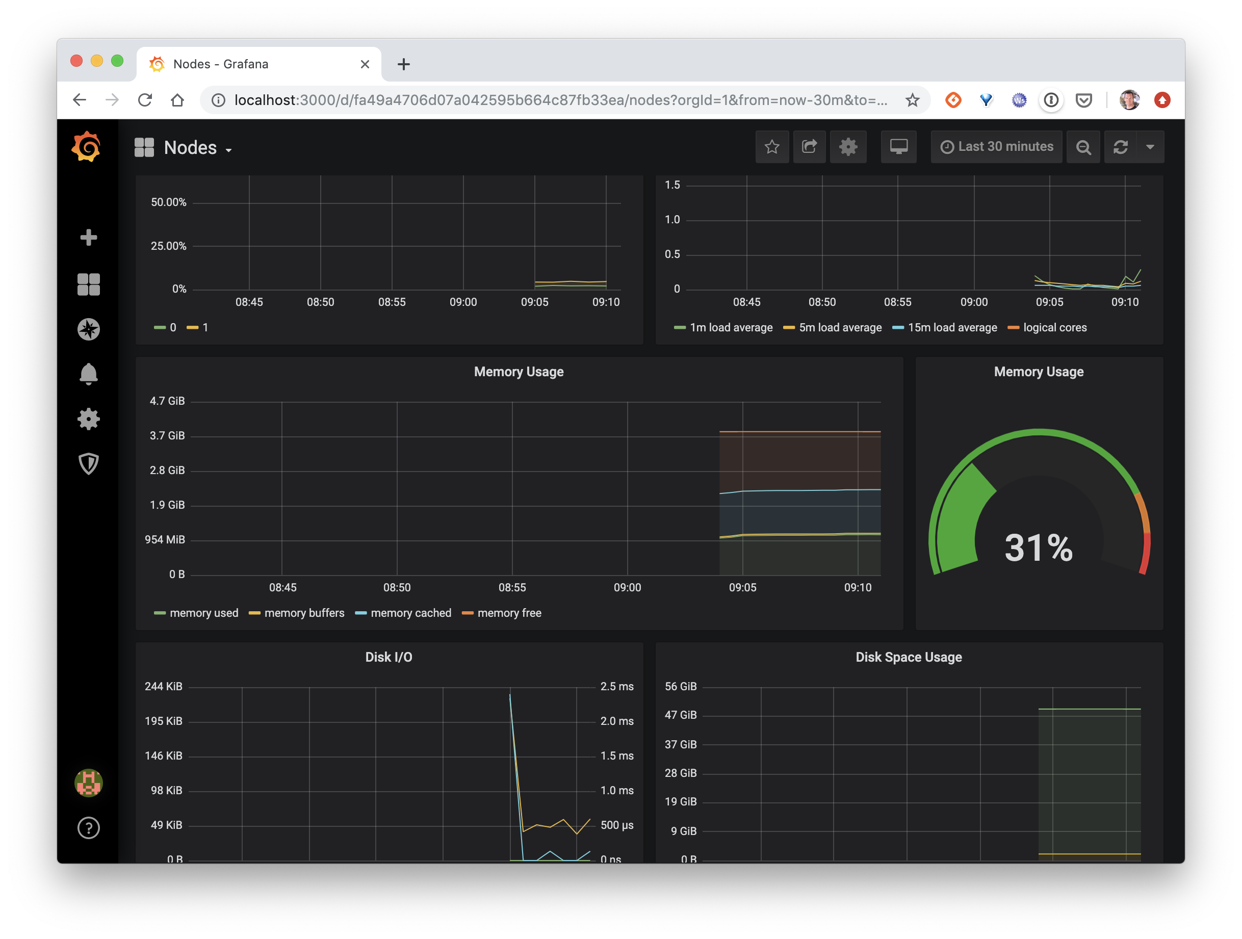 Grafana UI